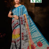 Cotton Saree Printed With Blouse, multicoloured, floral print