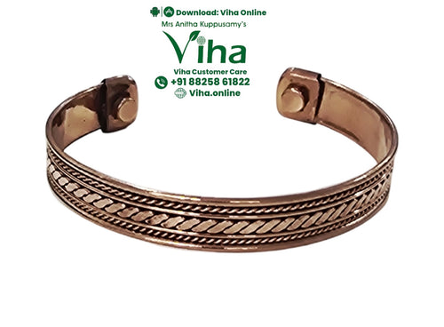 Copper Bracelet with Magnet