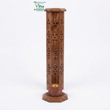 Wooden Tower Dhoop Holder
