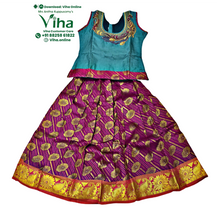 Readymade Pavadai Set / Lehenga Set - 18 - 24 months - With Sleeves