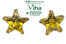 Citrine Stone Studs - 7 mm