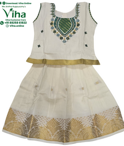 Readymade Pavadai Set / Lehenga Set / 12 - 18 Months