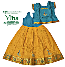 Readymade Pavadai Set With Sleeves / Lehenga Set - 5 to 6 Yrs