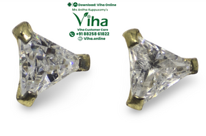 Zircon Stone Studs - 7 mm