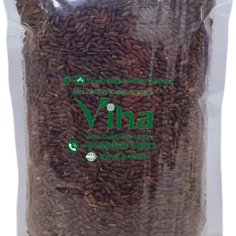 Mappillai Samba Rice - Organic in transparent plastic