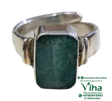 Emerald Silver Finger Ring - Oval, Square, Rectangle Cut