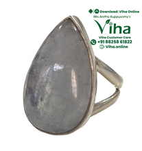 Moonstone Oval 925 Silver Ring  – Calm & Inner Clarity