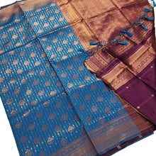 Soft Silk Saree With Blouse - VIHA : 0109