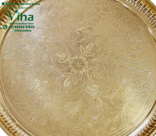 Self Designer Floral Brass Plate