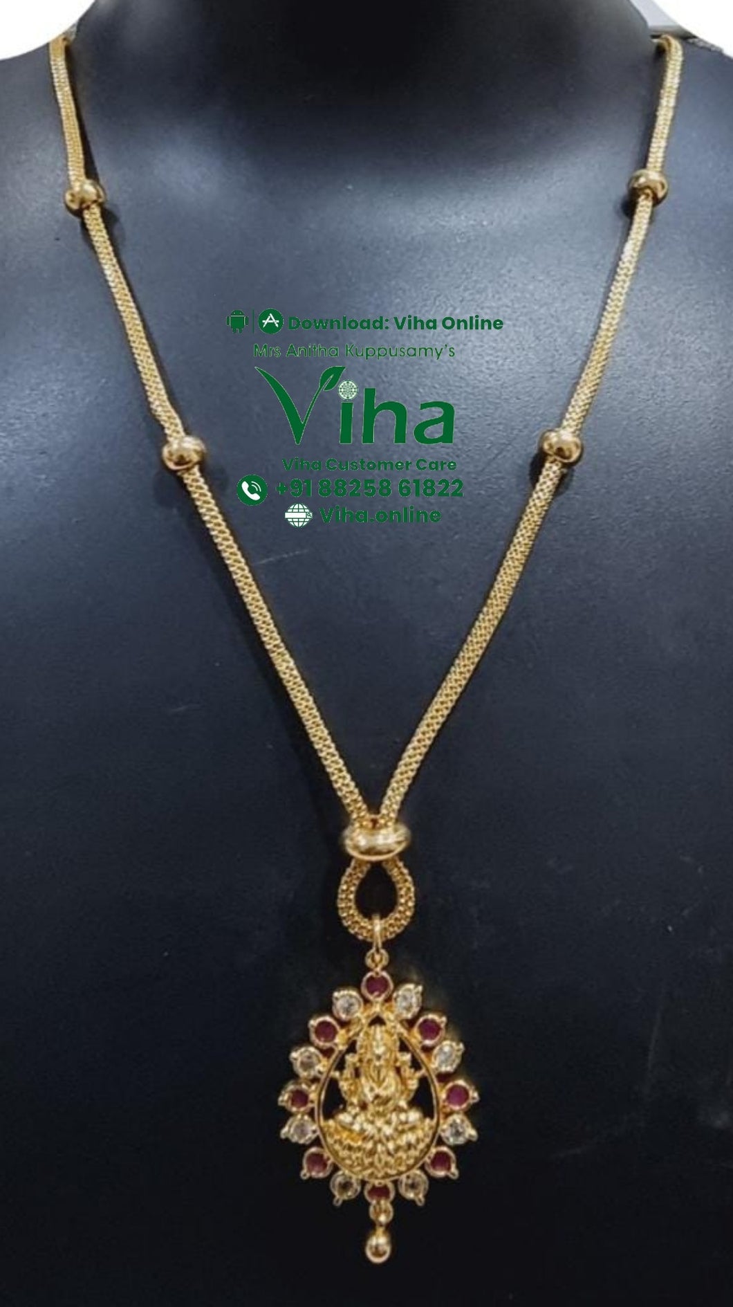 Impon Lakshmi Pendant Chain