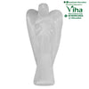 Selenite Stone Angel, a white figure with carved wings