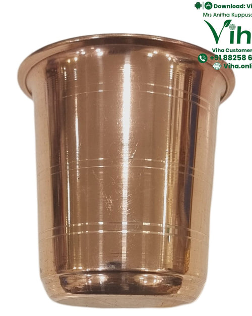 Copper Glass / Copper Tumbler with flared rim