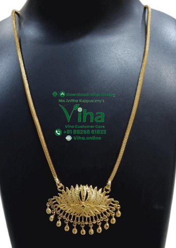 Impon Lotus Pendant Chain