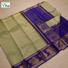 Premium Cotton Silk Saree With Blouse - Code : 0002