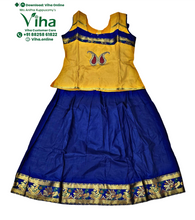 Readymade Pavadai Set With Sleeves / Lehenga Set - 5 to 6 Yrs