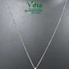 Evil Eye Pendant Chain, a silver-toned chain with a star-shaped pendant featuring an enamel eye and a clear stone