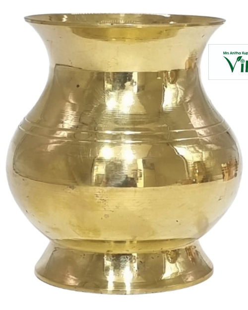 Kuladeiva Sombu (Family Deity Worshipping Vessel), brass vessel with flared rim at the top opening