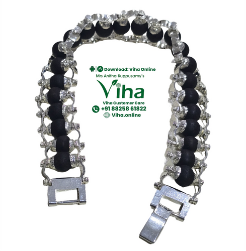 Karungali Bracelet White Metal - Unisex