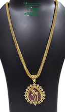 Impon Green Pendant Chain
