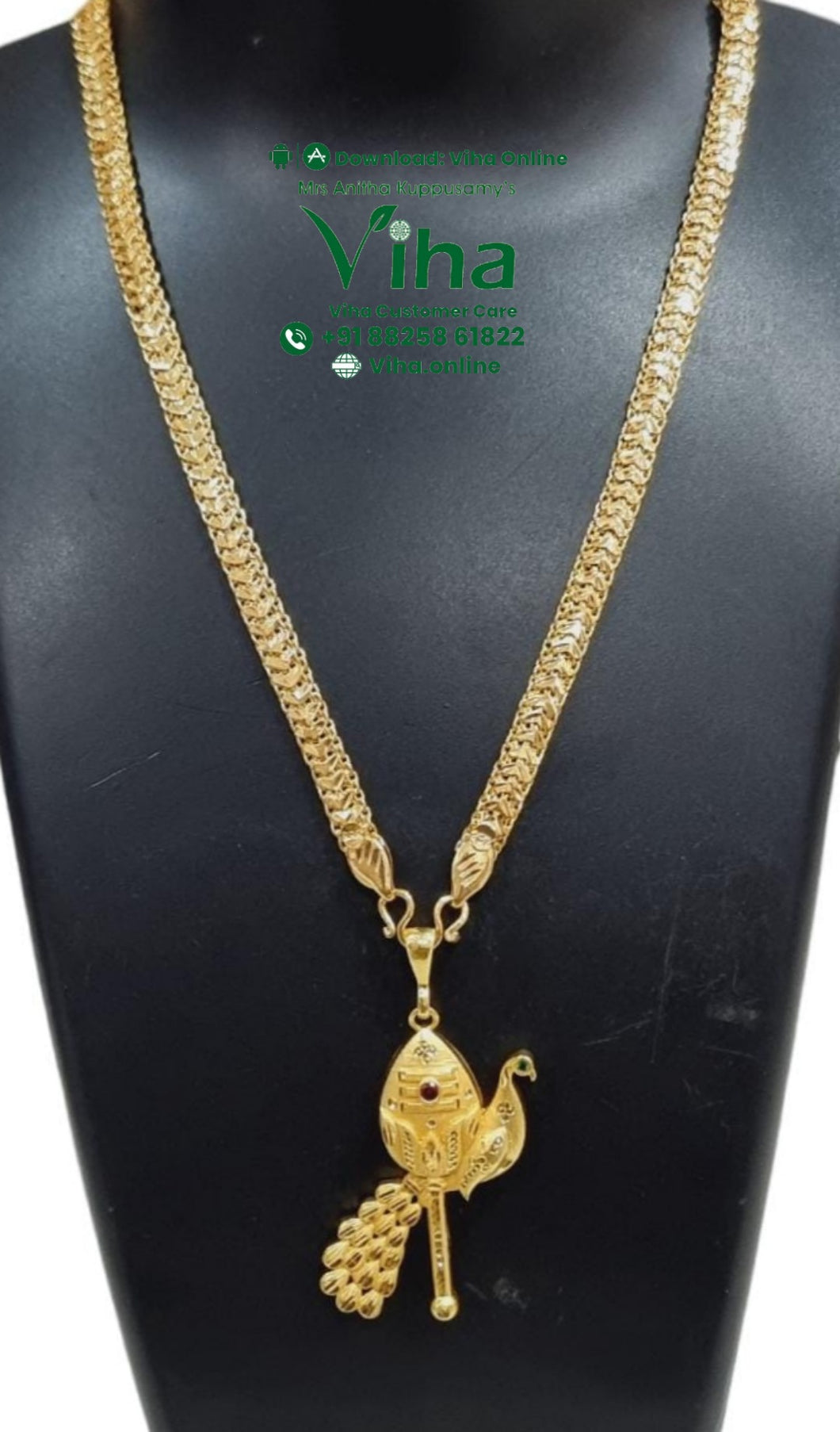 Impon Vel Mayil Pendant Chain