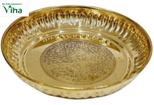 Self Designer Floral Brass Plate