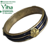 Impon Wired Ring with parallel dark bands