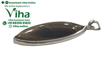 Tiger Eye Stone 925 Silver Pendant – Focus & Confidence for Success