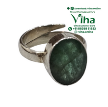 Emerald Silver Ring
