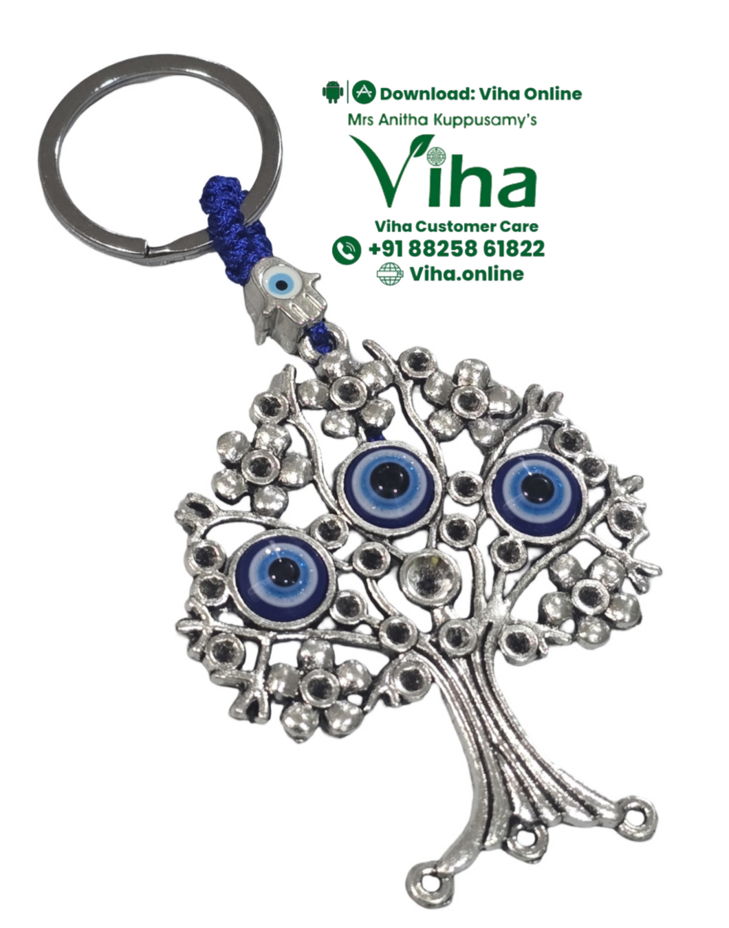 Kalpavriksha Evil Eye KeyChain