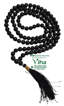 Black Agate (Hakik) Mala 108+1 Beads