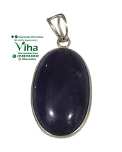 Natural Amethyst Silver Pendant