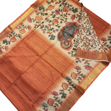 Pichwai Silk Kalamkari Saree With Blouse - VIHA : 0083