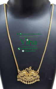 Impon Peacock Pendant Chain