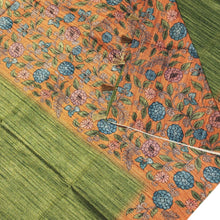 Pichwai Silk Kalamkari Saree With Blouse - VIHA : 0085