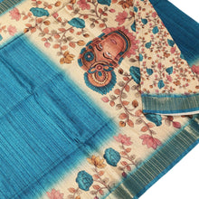 Pichwai Silk Kalamkari Saree With Blouse - VIHA : 0076
