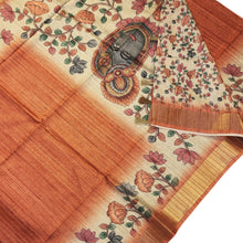 Pichwai Silk Kalamkari Saree With Blouse - VIHA : 0083