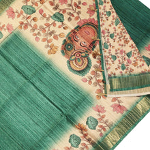 Pichwai Silk Kalamkari Saree With Blouse - VIHA : 0074