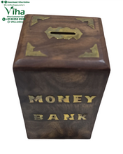 Wooden Money Bank