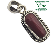 Coral Pendant Silver