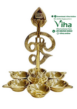 Arumuga Vel Lamp | Arumuga Vel Deepam - Brass