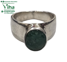 Emerald Silver Ring