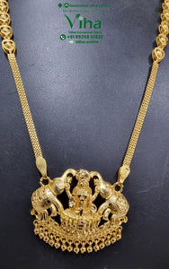 Impon Mugappu Chain with Gajalakshmi Pendant
