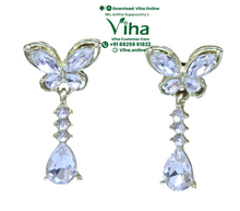 Beautiful Butterfly Hanging Stud