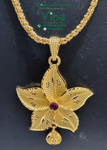 Impon Floral Pendant Chain