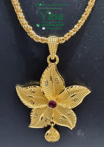 Impon Floral Pendant Chain