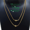 Impon 2 Layor Chain with textured link pattern