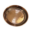 Copper Plate with sloping walls and flat bottom