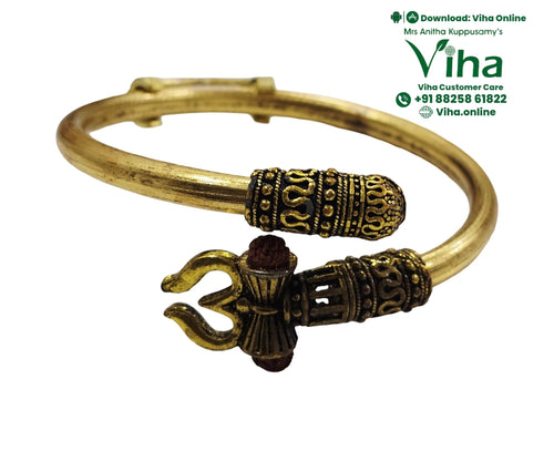 Namashivay Metal Bracelet - Unisex & Adjustable