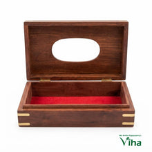 Wooden Tissue Paper Storaga Box