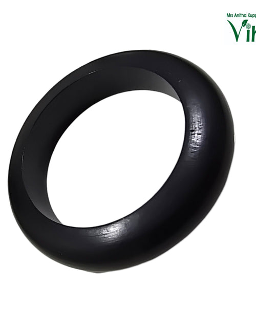 Karungali Bangle with thick profile and rounded outer edge
